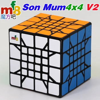 Čarobna kocka uganka mf8 kocka otroka mati 4x4 Sin-Mama 4x4 V2 ZiMu2 različica nalepke strokovne izobraževalne twist igrače igre kock