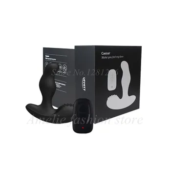 Levett Cezar USB Polnjenje 360-Stopinjski Zasuk Moški Prostate Massager Rit Svečke G-Spot Prostata Vibrator za Moške Analni Seks Igrače