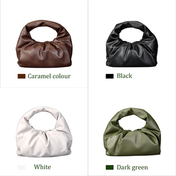 2021 nov slog luksuznega usnja croissant torbico pod pazduho enostavna in vsestranska modno torbico, velike zmogljivosti, super mehko vrečko