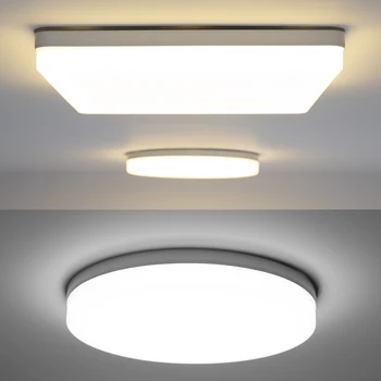 LED stropne luči za prostor 18W 24W 36W 48W Hladno in Toplo Belo Naravno svetlobo LED svetilke stropne svetilke za dnevno sobo razsvetljavo