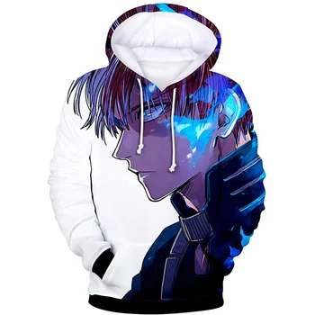 Moj Junak Univerzami Hoodie Sweatshirts Midoriya Izuku Bakugou Katsuki Anime 3D Hoodie Cosopaly Moški Ženske Puloverju Sportwear Jakne