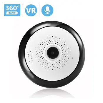BESDER Mini 360-Stopinjski VR Panoramske Kamere IP Wifi Notranja Najširši Zorni kot dvosmerni Audio, SD Card Motion Detect IP Kamere