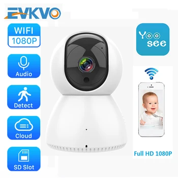 EVKVO Full HD 1080p Zaprtih prostorih Doma Mini Baby Monitor IP Kamera Brezžična Wifi Kamera Home Security Nadzor CCTV Kamere Yoosee