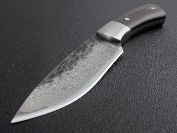 KKWOLF Visoke Kakovosti lovski noži za les, ročaj kampiranje preživetje taktično omejeno nož north american lovski nož Naravnost NOVA