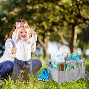 Baby Plenic Vrečko Organizator Caddy Počutil Spreminjanje Nappy Vrečko Porodniškega Mama Vrečko Otroci Odraščanja Shranjevanje Baby Prevoznik Vrečko