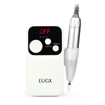 LUGX 602 18W 35000RPM Polnjenja Prenosne Električne Manikura Vaja Poliranje Orodje Set Nail Art Opreme, Dekoracije za Nohte