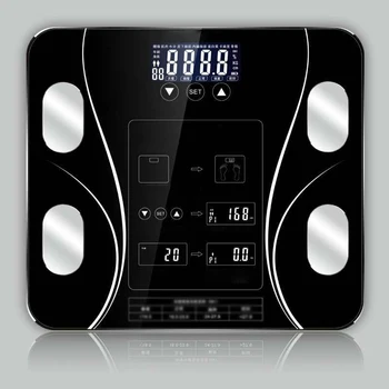 Telesne Maščobe Obsega BMI Obsega Bilance Gospodinjstev LED Digitalni Tehtanje Obsega Pametne Elektronske Obsega Kopel Lestvice