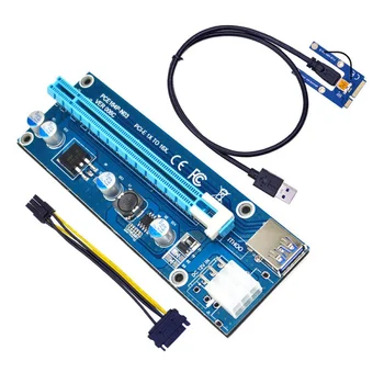 Prenosni Zunanji Grafične Kartice Mini PCI-E PCI-E x16, Riser Card Zunanje Grafične Kartice + 60 Prenosnik USB Kabel Za Windows