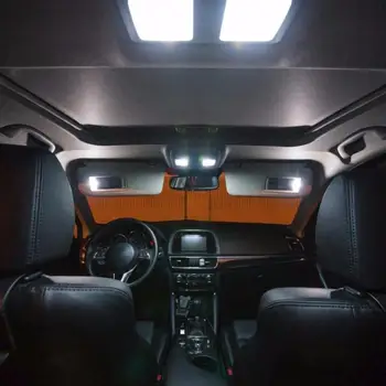 23Pcs Bela LED Žarnice Notranjost Kupole Zemljevid Notranjo Svetlobo Kit za BMW X5 E53 2000-2006