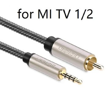 RCA 3,5 MM Priključek Aux Kabel Stereo Digitalni Koaksialni Audio RCA Kabel se Uporablja samo, da Mi 1/2 TV