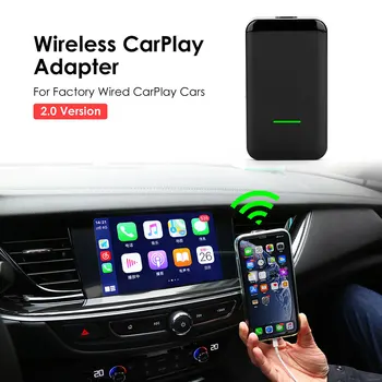 Najnovejše Vroče 2.0 CarPlay Adapter za Tovarniško Ožičeno CarPlay Avtomobilov samo Podpora iPhone Original avto Žični Brezžični CarPlay Dongle