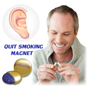10/16/20pcs Magnet Auricular Nehal Smok Akupresure Obliž Kajenje Stop Anti Dim Ne Brezdimne Cigaret Kadilec Zdravje Terapija