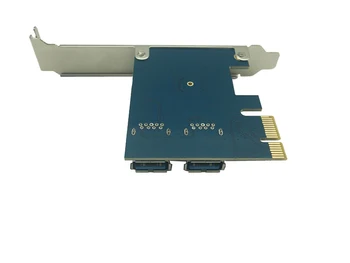 PCI-E, 1 pa 2 PCI express 1X reže Riser Card Mini ITX vklopite zunanji 3 PCI-E slot adapter PCIe Vrata Multiplikator Kartico
