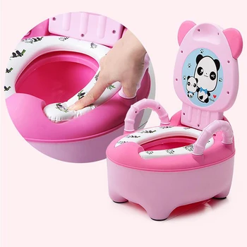 Baby Neznatan Otrok Neznatan Usposabljanje Novih Sedež Baby Wc Portable Naslonjalo Pisoar Risanka Panda Otroci Wc Trener Bedpan