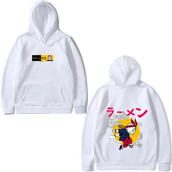 Navoj Hlačnice Hoodie Več stilov Japonski Smešno truda Mačka Hoodies Majica Hip Hop Ulične Harajuku Runo Kapuco