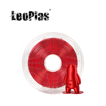 LeoPlas 1 kg 1.75 mm Sijoče Kovine, Rdeče Svile PLA Nitke Za FDM 3D Tiskalnik Pero Potrošnega materiala za Tiskanje Zaloge Materiala, Plastike