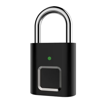 L34 Smart Prstnih Ključavnico USB Polnilna Vrata Kovček Zaklepanje Super mini smart prstnih ključavnico s kovinsko ohišje