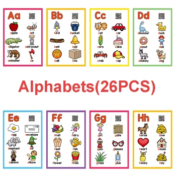 Baby Darila V Angleščini In Številke 1-100 Kognitivne Flash Kartice Montessori Učenje Izobraževalne Igrače Za Otroke, Otroci Igre Učni Pripomočki