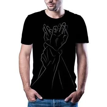 2020 vroče T-shirt narave HD 3D tiskanje priložnostne T-shirt športnih runningMen je kratek rokav poletje topXXS 6XL