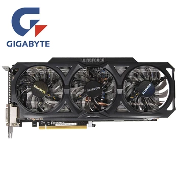 GIGABYTE GV-N760OC-2GD Grafične Kartice 256Bit GDDR5 GTX760 N760 Rev. 2.0 grafično Kartico za nVIDIA Geforce GTX 760 2GB Hdmi Dvi Kartice