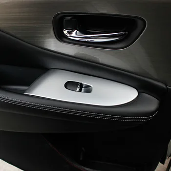 Za Nissan Murano 2016 2017 2018 2019 ABS Mat LHD Avtomobilska Vrata, Okna, stekla Dvignite Nadzorno Stikalo Plošča pokrov trim dodatki