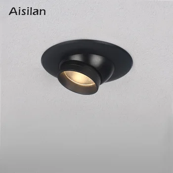 Aisilan Zoom Mini Spot luč Focos Led Vgradne LED Downlight Nastavljiv Vgrajen led Spot je Encastrable AC90-260V