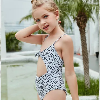 Dekle Leopard Tiskanja Kopalke, Otroci En Kos Obleke Otrok Kopalke Otroci Hot Springs Plaži Kopalke, Kopalke Biquini Infantil