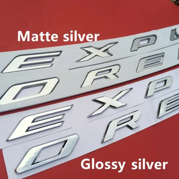 3D ABS EXPLORER Osnovnih Črk Kapuco Emblem Chrome Logotip Značko Nalepke za leto 2011 2012 2013 2016 Ford Explorer Šport
