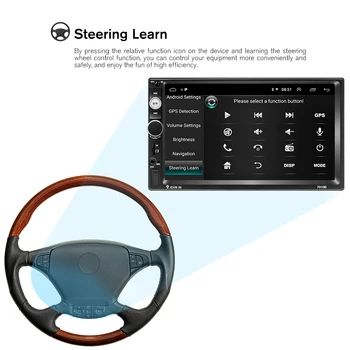 Podofo 2din avtoradio GPS 2DIN Android Avto Multimedijski Predvajalnik autoradio 2 Din Za Volkswagen Nissan Hyundai Kia Toyota avtomobilski stereo sistem