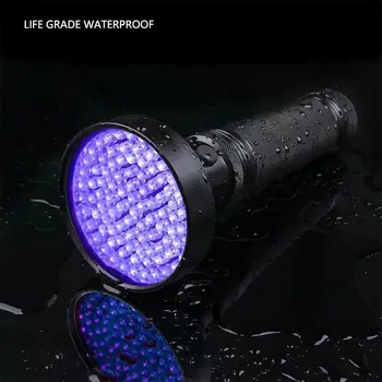100 Led UV Svetlobo Svetilko, Baklo Luči Varnosti Ultravijolično Odkrivanje Lučka Madeže Urina Detektor Scorpion Lov