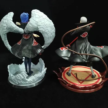 Anime Naruto Shippuden Figur Akatsuki Hidan Konan Kip PVC figuric-Igrač 260mm