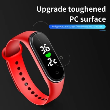 M5 Pro Fitnes Pametno Gledati Nadzira Telesno Temperaturo Smart Band Nepremočljiva Šport Smartwatch za Moške in Ženske Mi Pasu 5 Ura