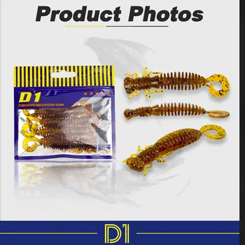 D1Bionic črv mehko lure100mm/6.1 g Silikona, Umetne vabe za ribolov pribor bas smuč ščuka postrvi ostriž ginekologijo in visok Wobblers