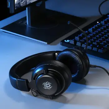 G60S Lahki Overear Računalnik Slušalke z Mikrofonom 3,5 mm Gaming Heasets za PS4, XBOX ENO,Mobilni telefon, RAČUNALNIK