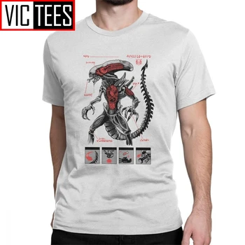 Tujec Konvencije Majica s kratkimi rokavi Moški 100 Premium Bombaž Smešno T-Shirt Harajuku Alien vs Predator Film Tees Kratek Rokav Vrhovi
