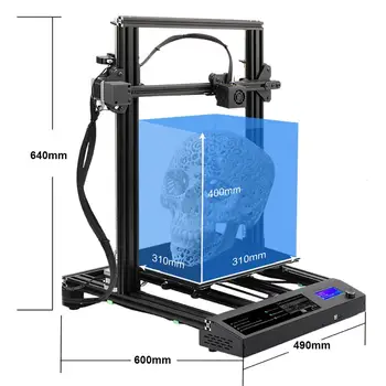 SUNLU 2020 Novo S8 Design FDM 3D Tiskalnika Polno Kovinski Okvir, Visoko Natančnost Velikosti okvirja 3d Žarilno DIY KOMPLET za Tiskanje Namizje