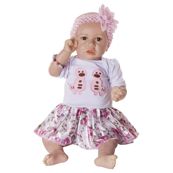 Hoomai 58 CM Bebe Prerojeni Lutke Otroka Mehko Vinil Tako Resnično Kot Živa Lutka V Braziliji Malčka Bebe Igrače, Darila za Rojstni dan