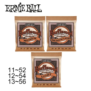 Original Ernie Ball 2148 2144 2146 Fosforjevega Brona, Zlitine Earthwood Akustične Kitare, Godala Set 11-52/12-54/13-56