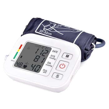 Samodejno nadlaket Krvni Tlak Monitor LCD Srčni Utrip Stopnja Impulzni Merilnik srčnega utripa za spremljanje za Domačo Zdravo Digitalna Orodja
