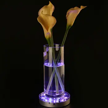 10 KOS Brezplačna Dostava 6inch LED Ploščo, LED Znanja Luč za osvetlitev Vaza LED Undervase Luč za Namizni Centerpiece Dekoracijo