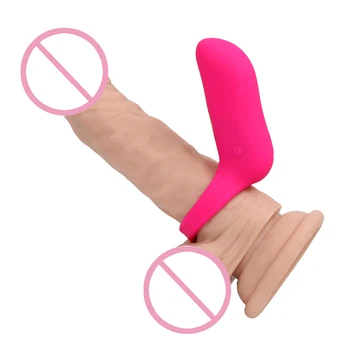 VATINE 10 Hitrost Spolnih Igrač za Moške Zamudo Izliv opozarjanje z Vibrator za Klitoris Stimulator
