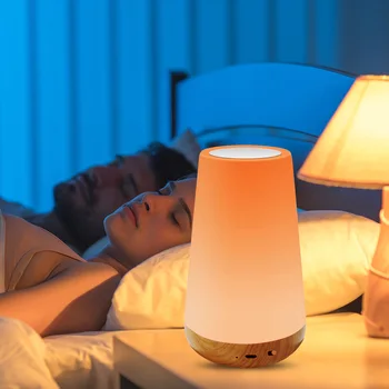 Polnjenje Noč Svetloba, možnost zatemnitve Touch Kontrole nočno omarico, Svetilke Smart LED za Enostavno Vgradnjo v Zaprtih prostorih Lučka USB RGB Barvni
