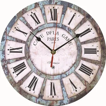 Lesene stenske ure 30 cm MDF MDF stenska ura izklop quartz ura dnevna soba stenska ura