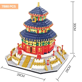 4019PCS Bloki Nastavite Arhitekture Točke Taj Mahal Palace Model gradniki Otroke, Izobraževalne Igrače, 3D Opeke Xmas Darila