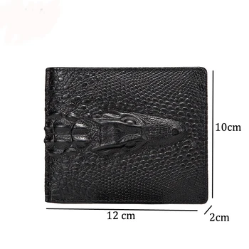 WESTAL krokodil vzorec za moške denarnice pravega usnja letnik kovanec torbici vreča denarja za kartico sim design denarnice luksuzni torbici 4223
