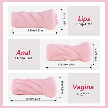 Moški Mastrubator Sex Igrača za Moške Žep Muco Realistična Vagina Pravi Muco Analni Seks Igrače za Odrasle Umetno Vaginalne Usta