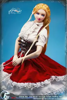FASToys 1/6 Rdeča kapica Gothic Lolita Ženska Oblačila, ki za TBleague S22A 12 cm Akcijska Figura Model