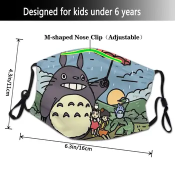 Moj Sosed Totoro Značko Otroci Niso Za Enkratno Uporabo Masko Ghibli Anti Masko Za Prah Zaščitni Pokrov Respirator Usta Žarilna