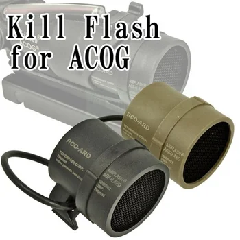 Taktično ACOG Področje Killflash Pokrovčka Pokrovček Objektiva Zaščitnik Lov Airsoft Pištolo Puško Optična Oprema Red Dot Sight Ubiti Flash