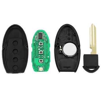 Smart 4 Gumbi Daljinskega Ključni Fob 315MHZ ID46 čip za Infiniti A50L QX50 FX35 Q70L QX60 FX25 Q60 2009-2013 FCC ID: KR55WK49622
